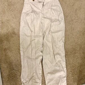 Banana Republic Factory Cream Straight Leg Pants